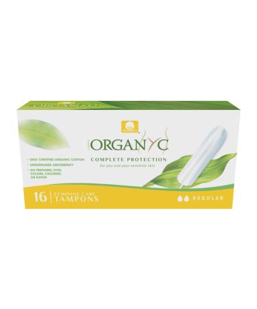 Organyc Organic Tampons Regular 16 Tampons