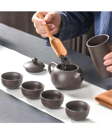 Teaware Sets Portable Teapot Tea Set Gift Purple Sand Tea Pot + 4 Cups + 1 Storage Bag Travel Drinkware Kitchen Tools (Color : Brown) - Buy Online on GoSupps.com
