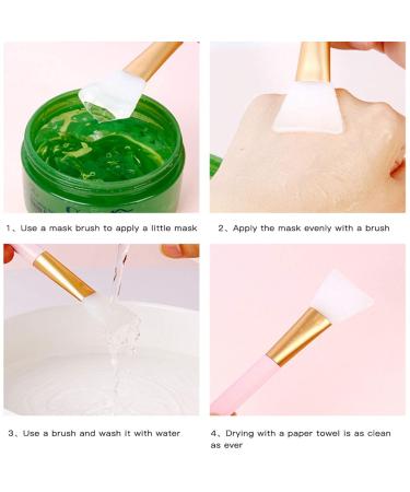 3-Piece Silicone Face Brush Set with Hair Band - DIY Skin Care & Makeup Tool - Buy Online on GoSupps.com