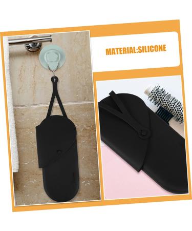 Gogogmee 2pcs Hanging Storage Pouch Hair Straightner Black Hair Rollers Storage Pouch 29.50X13.50X2.00CM Black - Buy Online on GoSupps.com