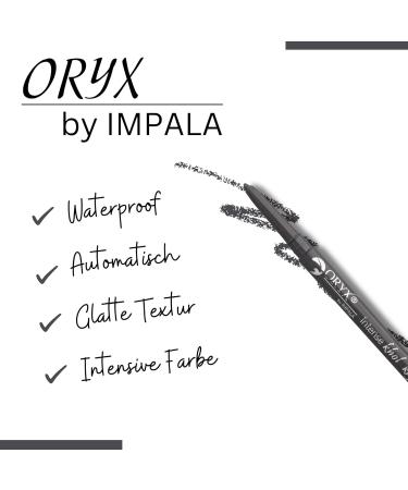 Impala Oryx Khol Kajal Eye Pencil - 10 Metallic Grey | Waterproof Eyeliner with Light & Creamy Texture | Shop Internationally - Buy Online on GoSupps.com