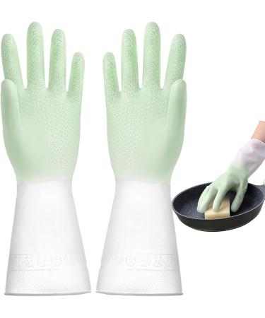 Rubber Cleaning Gloves | Kitchen Cleaning Gloves | Waterproof Rubber Dishwashing Gloves for Dishwashing Household Chores and Gardening Dudok - Buy Online on GoSupps.com