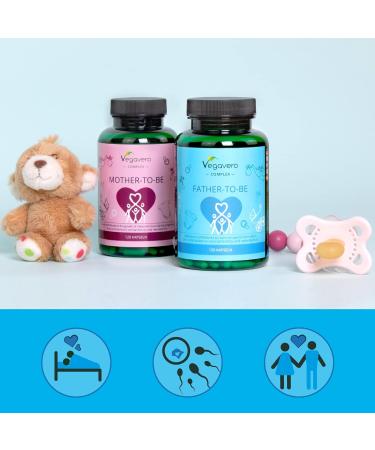 Male Fertility Supplement | Vegavero | 120 Capsules | Conception Vitamins for Men with Maca, Tribulus, Zinc, L-Arginine & More | Vegan - Buy Online on GoSupps.com