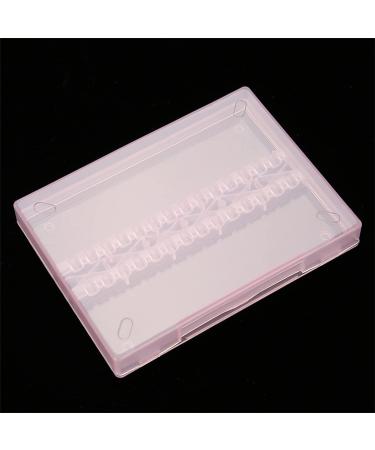 14 Holes Professional Nail Art Polishing Grinding Drill Bit Holder Storage Box (Pink) - Buy Online on GoSupps.com