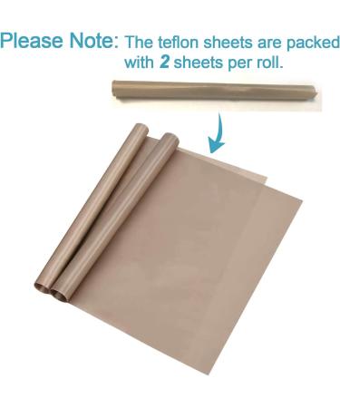 Selizo 4 Pack Teflon Heat Press Sheets - Non-Stick Craft Mat for T-Shirt Press Machine - Buy Online on GoSupps.com