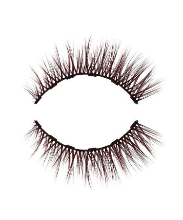 Glamnetic Pixie Magnetic Eyelashes - Brown Short Cat Eye Reusable Natural Look - 1 Pair - Buy Online on GoSupps.com