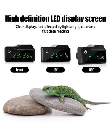 Mini Digital Thermometer Hygrometer for Terrariums | Accurate Temperature & Moisture Measurement with LCD Display - Buy Online on GoSupps.com