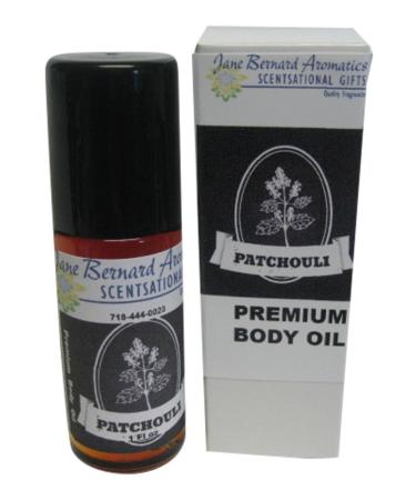 Jane Bernard Patchouli Unisex Perfume Body Oil_1 Ounce Jumbo Roll on - Long Lasting Fragrance