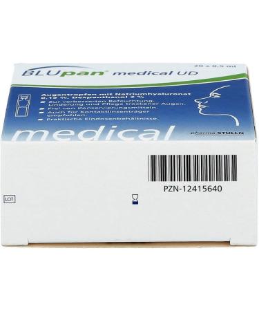 Blupan Medical UD Eye Drops 20x0.5 ml - Soothing Eye Relief | Fast International Shipping - Buy Online on GoSupps.com