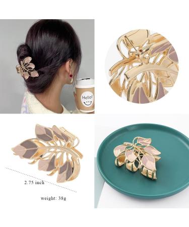 Eddie Munson Butterfly Flower Leaf Hair Claw Clips Set - 3 PCS Metal Hairpin Claw Clips for Women and Girls - Hair Accessories for All Hair Types - Buy Online on GoSupps.com