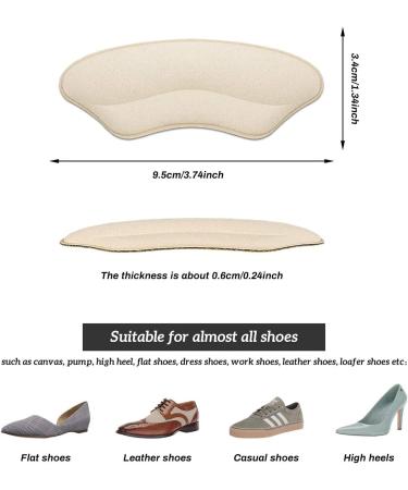 Sargarita Heel Pads - 3 Pairs Inserts for Shoes That are Too Big | Heel Grips Cushion Liners for Women & Men | Anti-Slip Protectors & Improves Shoe Fit - Buy Online on GoSupps.com