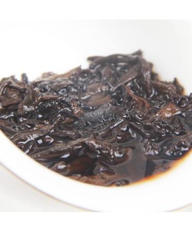 HQZM 8 Years Old Yunnan Yiwu Old Natural Charm Puer Ripe Tea Sweet And Soft 357g - Buy Online on GoSupps.com