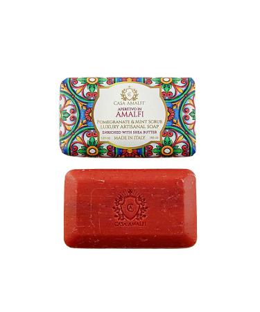 CASA AMALFI - Luxury & Artisanal Solid Soap with shea butter 100% Vegan & Natural Ingredients Plastic-free & Animal-Cruelty Free (Aperitivo in Amalfi)