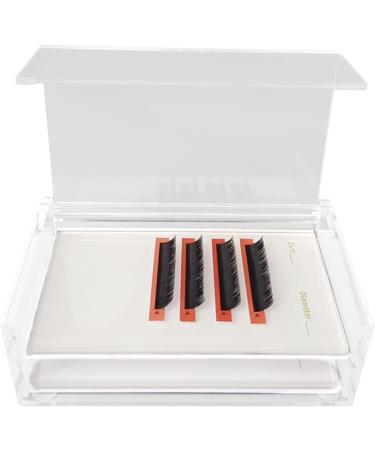 Eyelash Storage Box - Clear Acrylic Lash Holder Box - Lash Extension Organizers and Storage Lash Container Lash Cart Organizer for Women and Girls - Buy Online on GoSupps.com