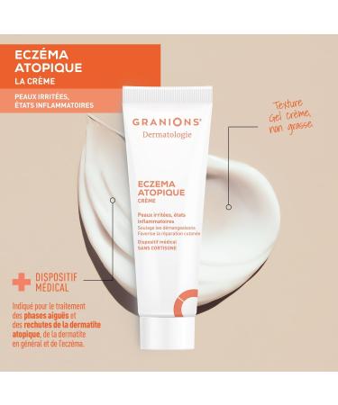 ECZEMA - Soothing Cream Moisturizing Cream - Centella - Irritated Skin - Dermatology - Itching and Skin Repair - Hyaluronic Acid + Centella Asiatica - Cortisone Free - 30 ml - Buy Online on GoSupps.com