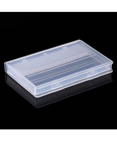 Transparent Nail Drill Bits Storage Box Display for Case Nail Polishing for Head Organizer Manicure Cutters Display Nail Small Storage Boxes - Buy Online on GoSupps.com