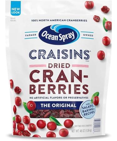 Ocean Spray Original Craisins Dried Cranberries 1.36kg - Buy Online on GoSupps.com