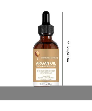 Organic Hair Oil Hair Growth Oil 60ml Nourishing Natural Argan Oil Non Greasy Hair GrowthSe Rum With Natural Ingredient Strengthening Hair Oil For Damaged Hair Daily Use Scalp Moisturizing - Buy Online on GoSupps.com