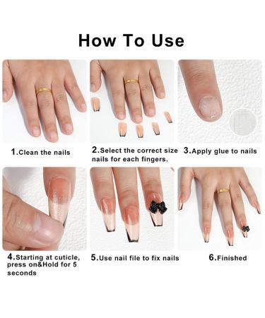 4th of July Press on Nails - Short Square Independence Day Star Designs - 24Pcs Patriotic False Nails - Buy Online on GoSupps.com