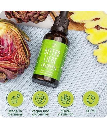 Bitterliebe Original Bitter Fabrics Drop 50ml - High-Dose Bitter Drops by Hildegard von Bingen - Made in Germany - 5 Set - Shop Internationally - Buy Online on GoSupps.com