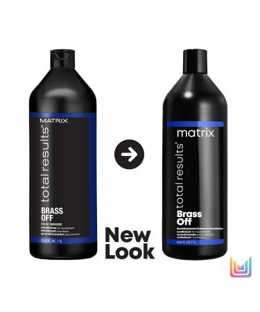 Matrix Total Results Brass Off Conditioner 1000ml - Odourless | Best Brass Neutralizing Formula | International Shipping Available - Buy Online on GoSupps.com