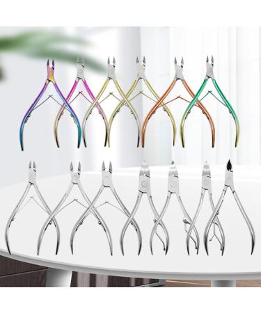 Professional Cuticle Trimmers Stainless Steel Cuticle Scissors Colorful Styles B - Buy Online on GoSupps.com