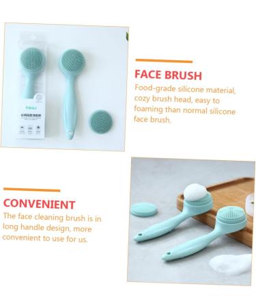 3 Sets Silicone Cleansing Brush - Manual Blackhead Removal & Facial Scrubber for Deep Clean & Massage - Buy Online on GoSupps.com