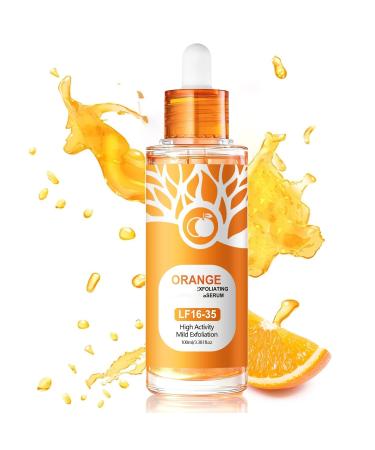 Orange Exfoliating Serum Face Serum - Deep Clean Pores & Anti-Aging Strengthens Skin Barrier Hydrating Glass Skin Serum - Premium Skin Care Moisturize for All Types Skin