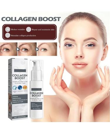 Collagen Boost Anti-Aging Serum collagen serum for face Deep Anti-wrinkle Serum Hyaluronic acid Face serum Anti Aging Face Cream Skincare For Face Serum To Boost Collagen Skin Care(2pc) - Buy Online on GoSupps.com