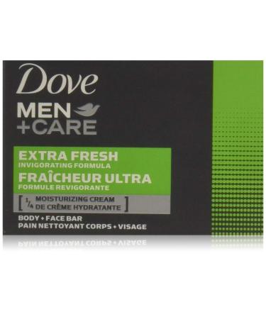 Dove Men+Care Body + Face Bar Extra Fresh 4 Bars 3.75 oz (106 g) Each