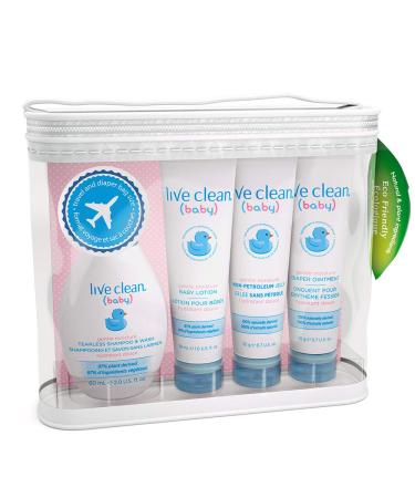 Live Clean Baby Diaper Bag Essential Gift Set  Imported from Canada