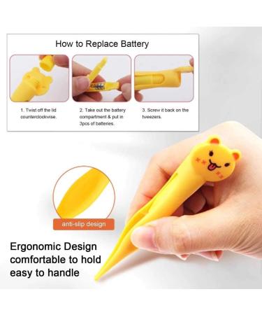 Ear Cleaner Earpicks Ear Wax Removal Tools LED Light Flashlight Earpick Ear Spoon Tweezers Ear Care Ear Cleaning Tool with Case (Color : 01) - Buy Online on GoSupps.com