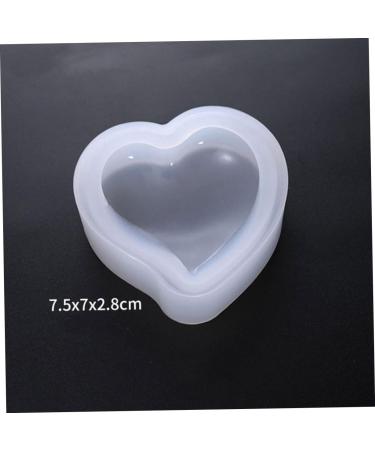 PRETYZOOM Resin Molds 9 pcs Use Drop Crystal White Silicone Heart Accessories Molds Home for DIY Store Cake Mold Shaped Mx3pcs Whitex3pcs - Buy Online on GoSupps.com
