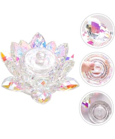 FOMIYES Nail Art Crystal Cup Nail Liquid Powder Dish Glass Tumbler with Lid Nails Pen Holder Small Terrarium Liquid Powder Dappen Dish High Transparent Crystal Manicure Travel Powder Plate 11x11cm Transparent - Buy Online on GoSupps.com