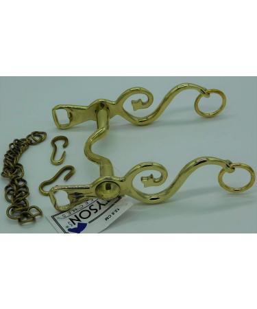 Kandare Spanish Baroque Portuguese Show Bridle - 12.5 to 16.5 Gold & Silver Includes Chin Chain - Buy Online on GoSupps.com