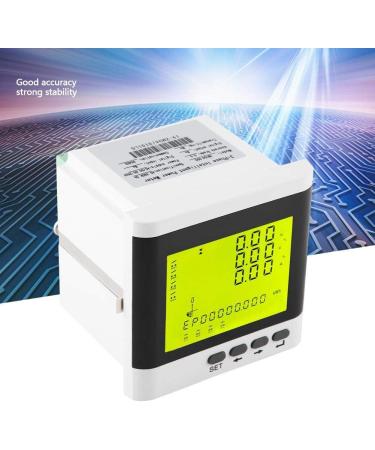 Three-Phase Multifunctional Digital Energy Meter Multi-Function Three-Phase Programmable Electric Power Meter Digital LED Ammeter Voltmeter - Buy Online on GoSupps.com