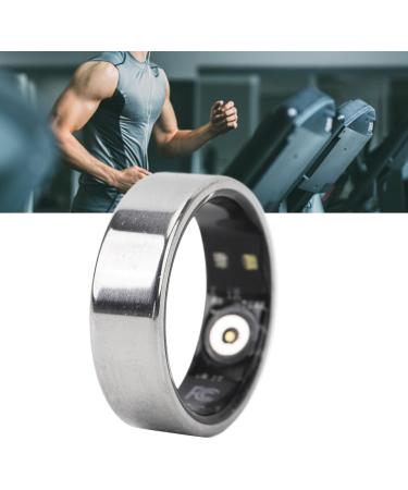 Intelligent Health Ring - Smart Fitness Tracker in Stainless Steel for Sleep Heart Rate & Blood Oxygen Monitoring - Buy Online on GoSupps.com