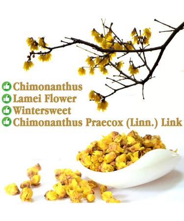 Chimonanthus Praecox Tea - Dried Winter Sweet Scented Tea 30g (1oz) - Premium Fragrance & Flavor - Buy Online on GoSupps.com