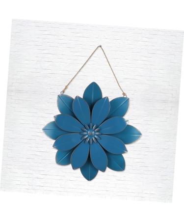 ULDIGI Metal Wall-mounted Artificial Flower Wall Iron Flower Pendant Metal Flower Hanging Wall Decor Rural - Buy Online on GoSupps.com