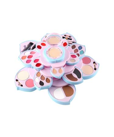 Adawd make-up pallet set plum blossom design cosmetic kit make-up combination palette with eyeshadow powder lip gloss everything in a beauty cosmetic gift