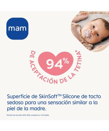 Mam Chupete Original Silic 16m+ - 2 Pack | Baby Pacifiers | Buy Online Internationally - Buy Online on GoSupps.com