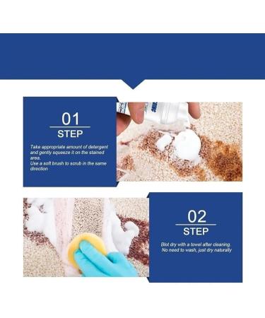 Dry Foam Cleaner 30ml Clothing Dry Foam Cleaner Clothing Dry Cleaning Spray Dry Foam Cleaner for Clothes Multi-Purpose Rinse-Free Cleaning Spray for Down Jackets Carpets Shirts(2 pcs) 2 pcs Clear - Buy Online on GoSupps.com