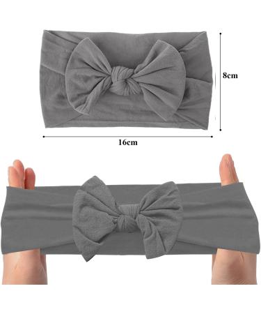 Newborn Baby Girl Headbands - 5pcs-A Baby Headbands Hair Bands for Girls | Soft and Cute Baby Essentials Headwear - Buy Online on GoSupps.com
