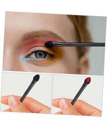 SOESFOUFU Powder Applicator 20pcs Double Eye Shadow Makeup Eyeshadow Disposable Lip Wands Brush for Makeup Miss Mix Sponge Brush - Buy Online on GoSupps.com
