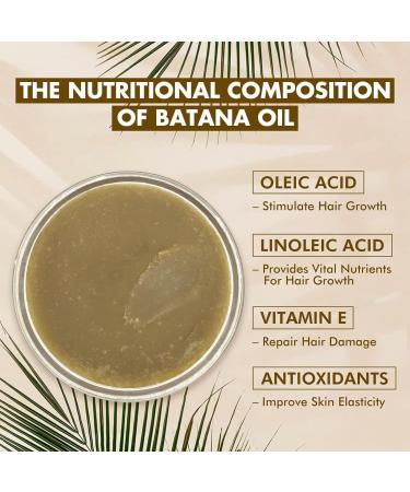 Batana Oil Hair Growth Agent - 100% Pure & Natural Enhances Thickness for Men & Women 3.52 Oz (2 Units) - International Shipping Available - Buy Online on GoSupps.com