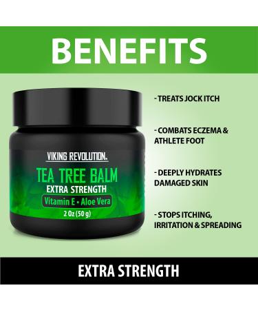 Men's Tea Tree Oil Kit for Athlete's Foot, Jock Itch, Eczema & Body Odors - Body Wash & Balm Set - Extra Strength - Buy Online on GoSupps.com