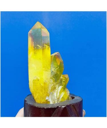 Crystal Rough Crystal Natural Cluster Specimen Electroplating Stone Home Decor Suitable for Home Office Decoration - Buy Online on GoSupps.com