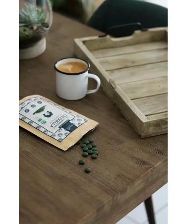 Organic Chlorella tablets - Ecocert certified grown in pure water analyzed and packaged in France - Buy Online on GoSupps.com