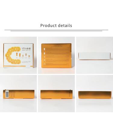 Vitamin C Facial Care Set 5 Skin Firming Moisturizing Cream Skin Care Gift Set for Eye Bags Skin Tightening - Buy Online on GoSupps.com