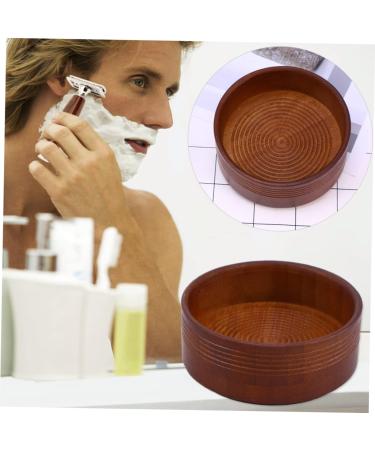 Biudeco Wooden Razor Foam Shell - Eco-Friendly Shaving Bowl for Men | Travel Bar Soap & Bamboo Brushes - Buy Online on GoSupps.com